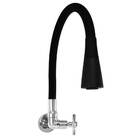 Torneira Gourmet Tubo Cone Preto De Parede 3467