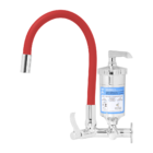 Torneira Gourmet Vermelha Filtro Cozinha C70 Parede 1/4 de Vo