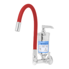 Torneira Gourmet Vermelha Filtro Cozinha C70 Parede 1/4 de Vo