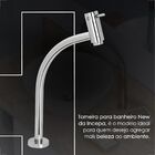 Torneira Incepa Lavatorio Mesa Bica Alta New Cromada B5001igc