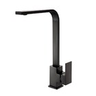 Torneira Inox Cozinha Misturador Monocomando Mesa Preto Me14b