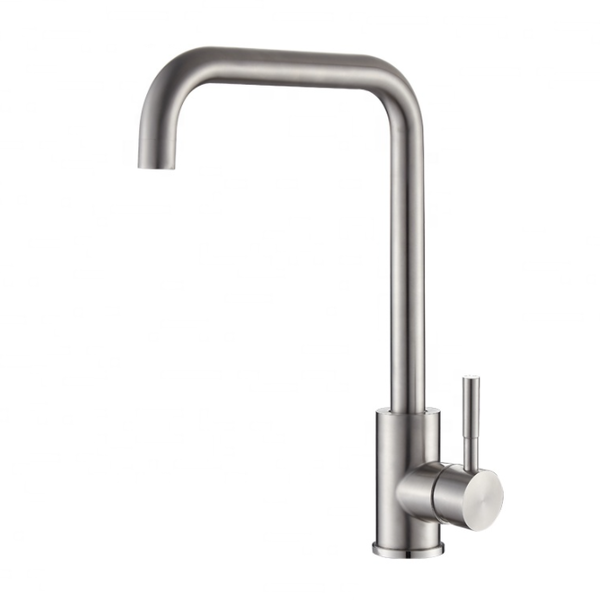 Torneira Inox Escovado De Cozinha Gourmet Monocomando Mesa En