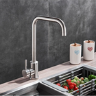 Torneira Inox Escovado De Cozinha Monocomando Mesa Estilo Dec