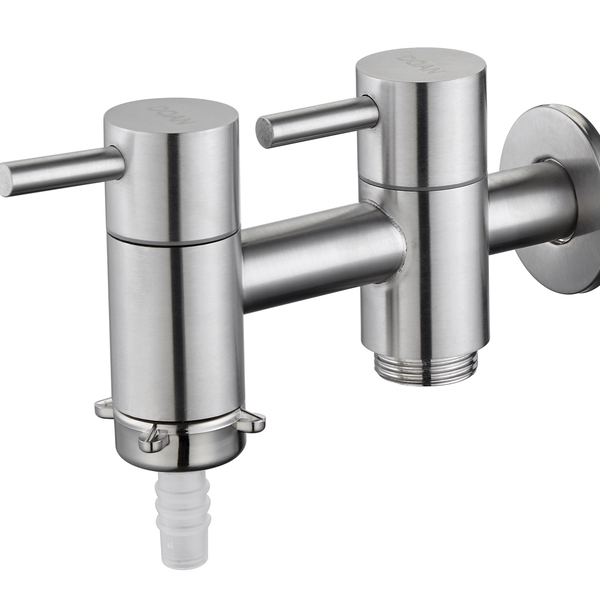 Torneira Inox Tanque Saída Máquina de Lavar Doan NOX12