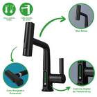 Torneira Inteligente Display De Temperatura Banheiro Preto