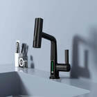 Torneira Inteligente Display De Temperatura Banheiro Preto