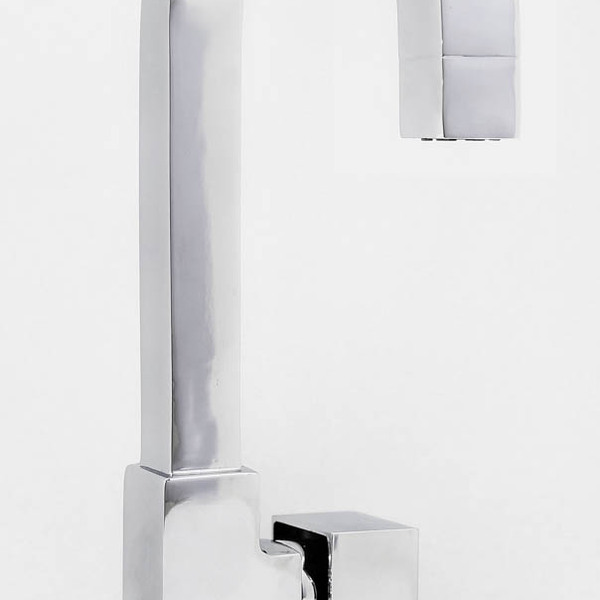 Torneira Italiana Lav Quadrada Banheiro Bica Alta Pisa 1196