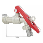 Torneira Jardim Cadeado Área Externa Metal Tanque Quintal Bic