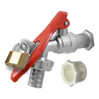 Torneira Jardim Cadeado Área Externa Metal Tanque Quintal Bic