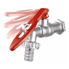 Torneira Jardim Cadeado Área Externa Metal Tanque Quintal Bic