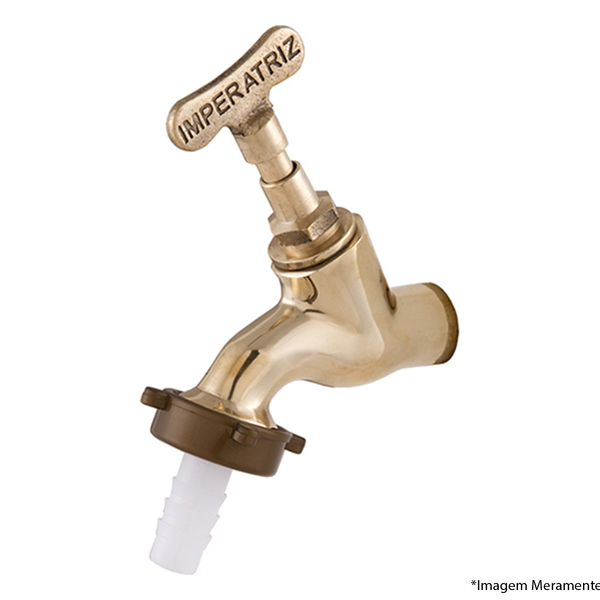 Torneira Jardim Imperatriz Metais Amarela 1128 Blister