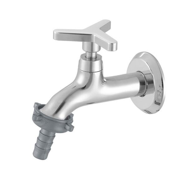 Torneira Jardim Parede C15 Sp Meber Metais Cromado