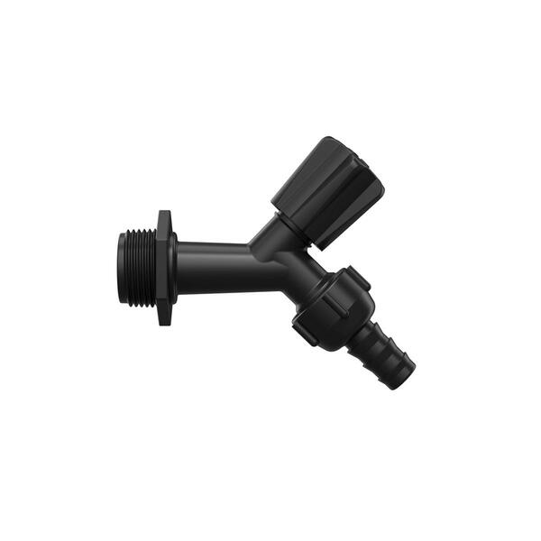 Torneira Jardim Slim Preta 1/2" Ou 3/4" - Krona