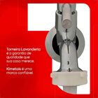 Torneira Kimetais 1028 C01 Tanque/jardim Parede 70mm 1/4v Alfa