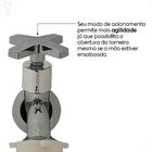 Torneira Kimetais 1030 C32 Tanque/jardim Parede 100mm 1/4v Way