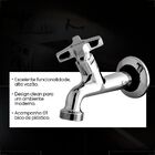 Torneira Kimetais 1030 C32 Tanque/jardim Parede 100mm 1/4v Way