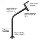 Torneira Kimetais 1065 C01 Lavatorio Mesa Alta P/cuba Apoio 1