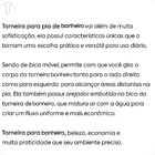 Torneira Kimetais 1066 C01 Lavatorio Mesa Bica Movel 1/4v Alfa