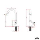 Torneira Kimetais 1066 C62 Lavatorio Mesa Bica Movel 1/4v Sun