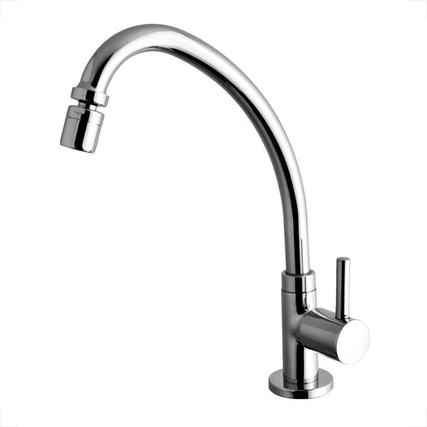 Torneira Kimetais 1167 C58 Cozinha Mesa Bica Movel 1/4v Delic