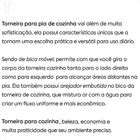 Torneira Kimetais 1168 C58 Cozinha Parede Bica Movel 1/4v Del