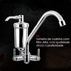 Torneira Kimetais 1169 C01 Cozinha Com Filtro Parede Bica Mov
