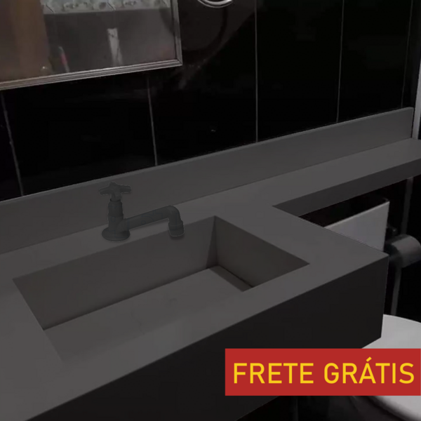 Torneira Lavatório 1193 Preto Tap Casagrande Mundial