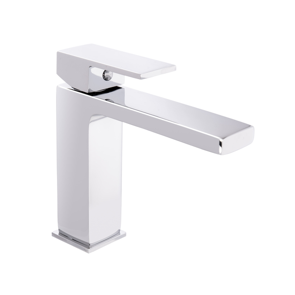 Torneira Lavatório Água Gelada Modelo Luxo Quadrada Cromada