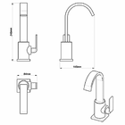 Torneira Lavatorio Bancada Goa Slim Cromada Tigre Metais/fabr