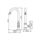Torneira Lavatório Banheiro B. M. Metal Light 1195 ¼ Volta Lu