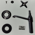 Torneira Lavatório Banheiro B. M. Metal Luxo 1195 C-70 Volta