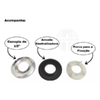 Torneira Lavatório Banheiro B.m. Metal Luxo 1195 C-65 ¼ Volta