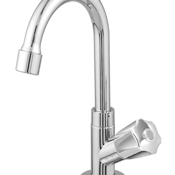 Torneira Lavatório Banheiro Bica Móvel Abs 1095 C-25 ¼ Volta