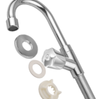 Torneira Lavatório Banheiro Bica Móvel Abs 1095 C-25 ¼ Volta