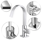 Torneira Lavatório/banheiro Bica Móvel Slim Quadrada Metal