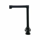 Torneira Lavatório Banheiro Industrial Rústica Preto Fosco 1/