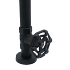 Torneira Lavatório Banheiro Industrial Rústica Preto Fosco 1/