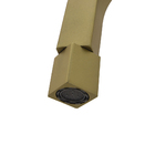 Torneira Lavatório Banheiro Mesa Quadrada Dourado Fosco Luxo