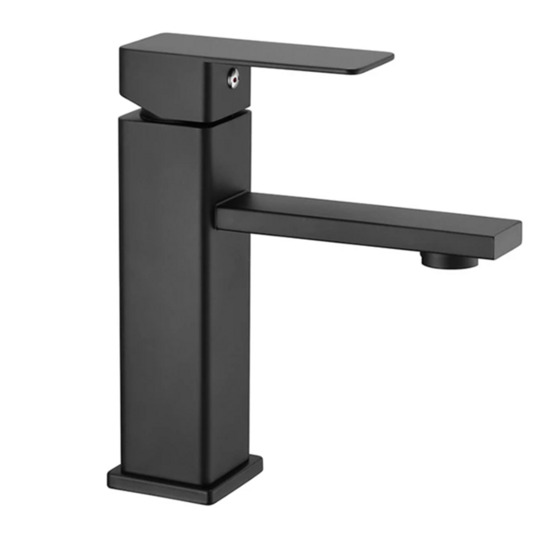 Torneira lavatorio banheiro monocomando preto fosco luxo