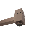 Torneira Lavatório Banheiro Quadrada Bica Alta Cobre Fosco 1/