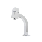 Torneira Lavatório Banheiro Quadrada Bica Baixa Cromado 1/4 d