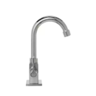 Torneira Lavatório Banheiro Quadrada Bica Móvel Metal 1/4v