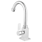 Torneira Lavatório Banheiro Quadrada Bica Móvel Metal 1/4v Ca