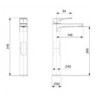 Torneira Lavatorio Bica Alta Celite Noronha Cr B5001cucr0