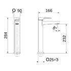 Torneira Lavatório Bica Alta Preta Lift Ônix Docol