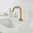 Torneira Lavatório Clean Arco Antigo Bronze com Misturador