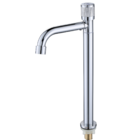 Torneira Lavatório Fria 1/4 De Volta Cromada Aço Inox Alta