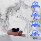 Torneira Lavatório Link Quadra 45° 1/4 Volta Media Cromo