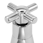 Torneira Lavatório Mesa Abs Cromado Slim 1/4 V Prateado