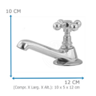 Torneira Lavatório Mesa Bancada Metal 1193 C23 Casagrande Mun